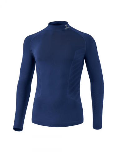 Erima Funktionsunterwäsche Langarmshirt Athletic Turtleneck mit Kragen (nahtlos) navyblau Herren